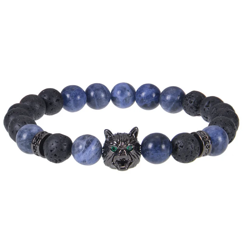 Blue Grain Stone Bracelet