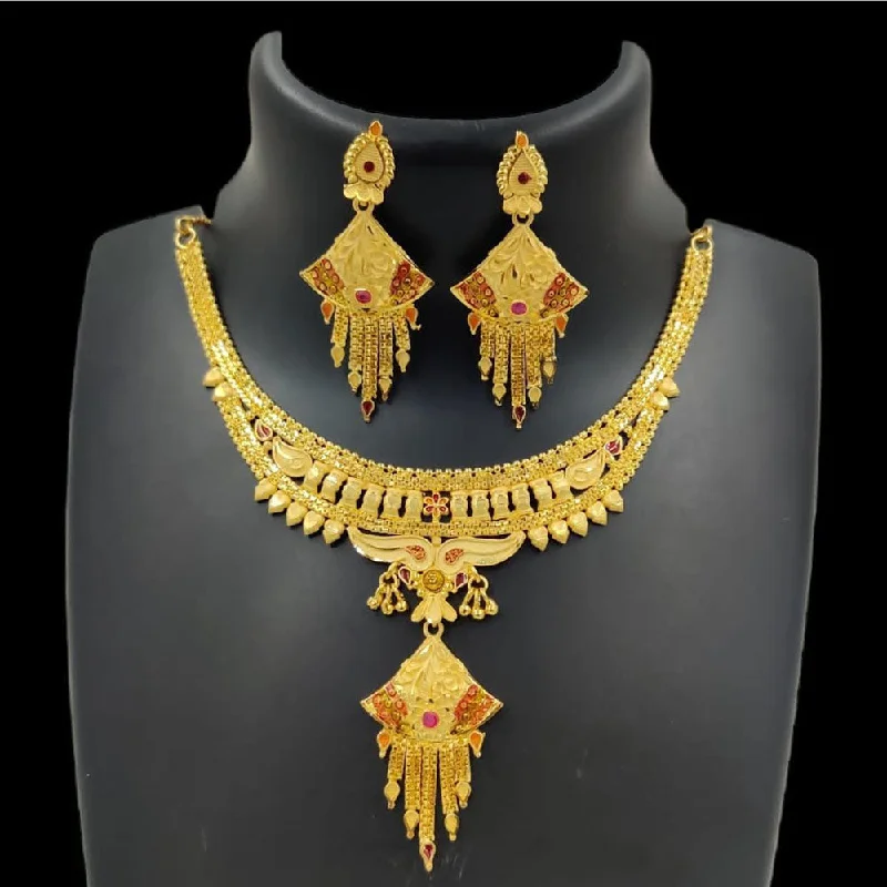 women’s necklaces-Pari Art Jewellery Forming Necklace Set