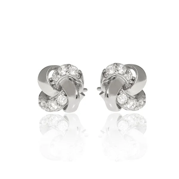 women’s wedding earrings-Swag Studs