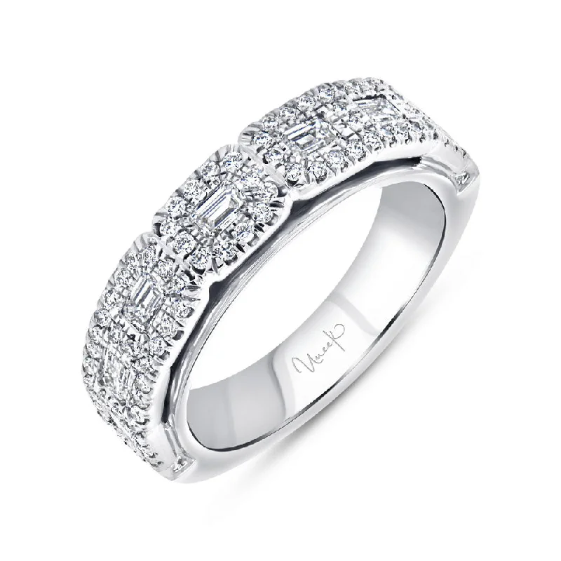 women’s diamond solitaire engagement rings-Uneek Signature Collection Halo Wedding Ring