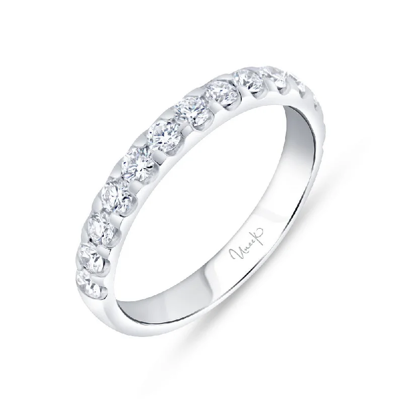 women’s stackable engagement rings-Uneek Timeless Collection Straight Wedding Ring