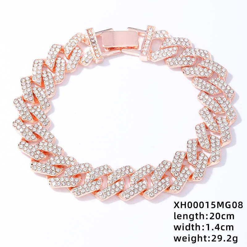 Rose Gold Bracelet 8in