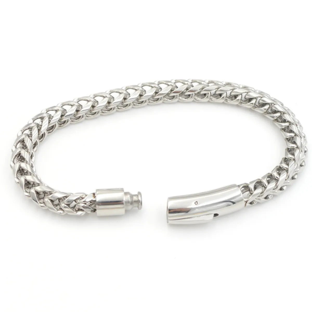 women’s charm bangles-Casual Simple Style Solid Color Titanium Steel Unisex Bracelets