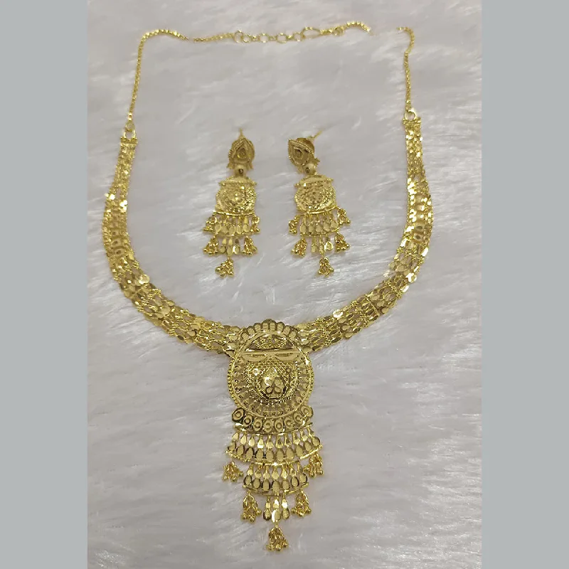 women’s gold necklaces-Pari Art Jewellery Forming Necklace Set