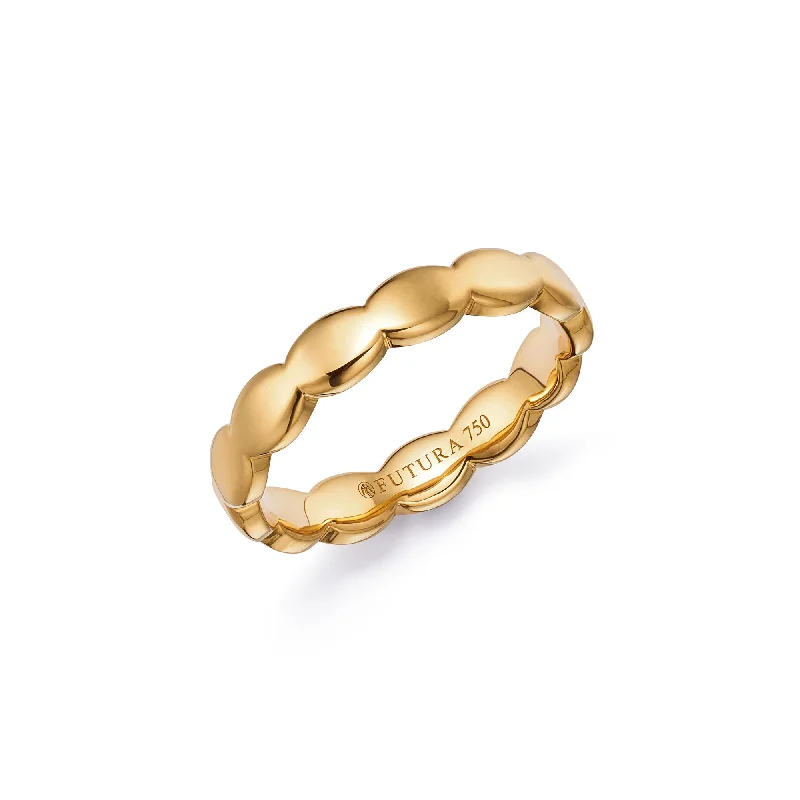 women’s adjustable rings-Futura Jewelry | Emily 18K Gold Ring